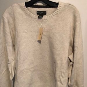 NWT Men’s Eddie Bauer crew neck sweater
